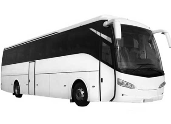 Deluxe Coach rental bus
